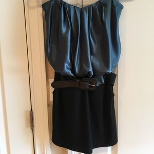 Party Dress with pockets and belt
